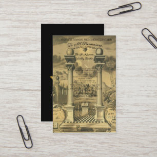 Freemason Membership Card