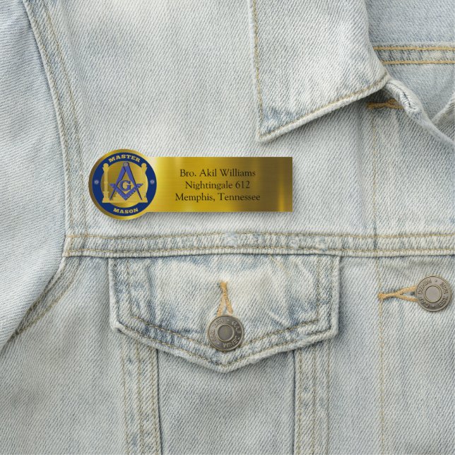Freemason Name Tag  (In Situ)