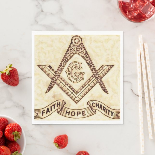Freemason Napkin (Insitu)