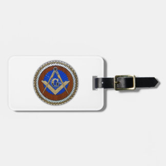 freemason NWO conspiracy square & compass Luggage Tag