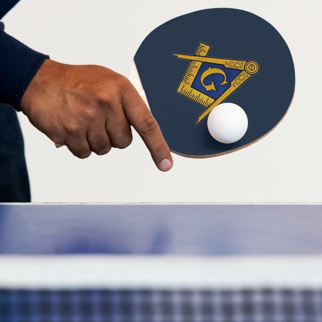 Freemason Party BBQ Masonic Freemasonry Ping Pong Paddle (Insitu)