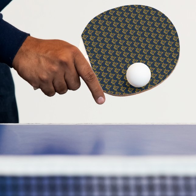 Freemason Party BBQ Masonic Freemasonry Ping Pong Paddle (Insitu)