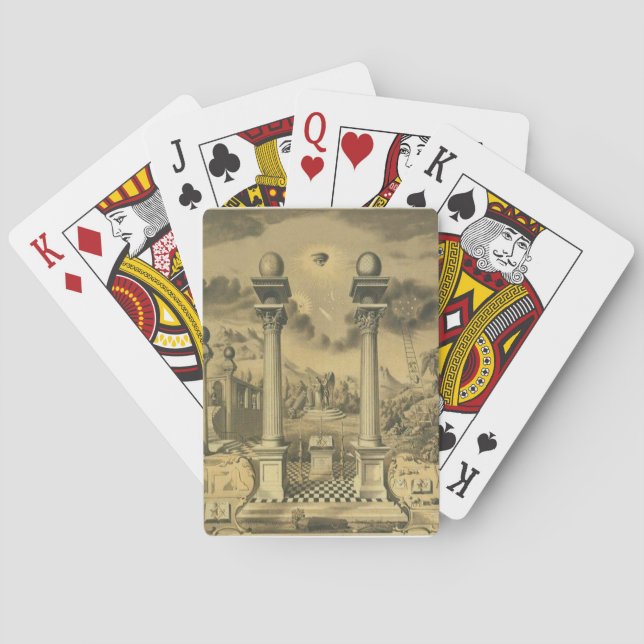 Freemason Playing Cards (Back)