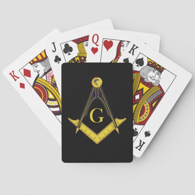 Freemason Playing Cards (Back)