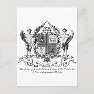Freemason Postcard