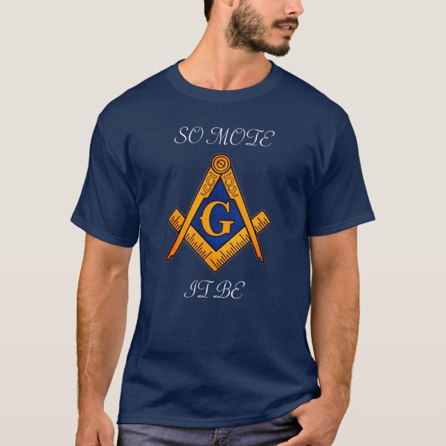 Freemason Square and Compass Charity Masonic  T-Shirt (Front)