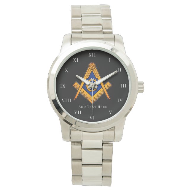 Freemason Square and Compass Charity Masonic Watch (Front)