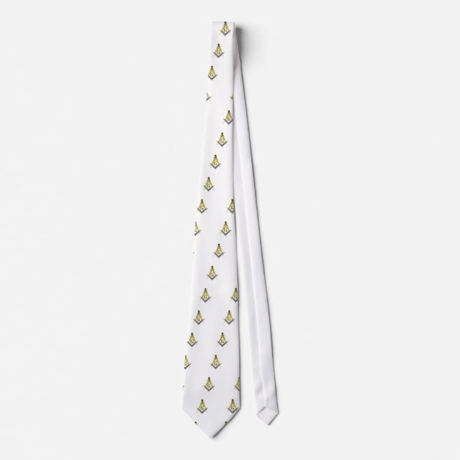 Freemason Square & Compasses Tie (Front)