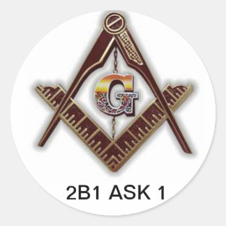 Freemason sticker