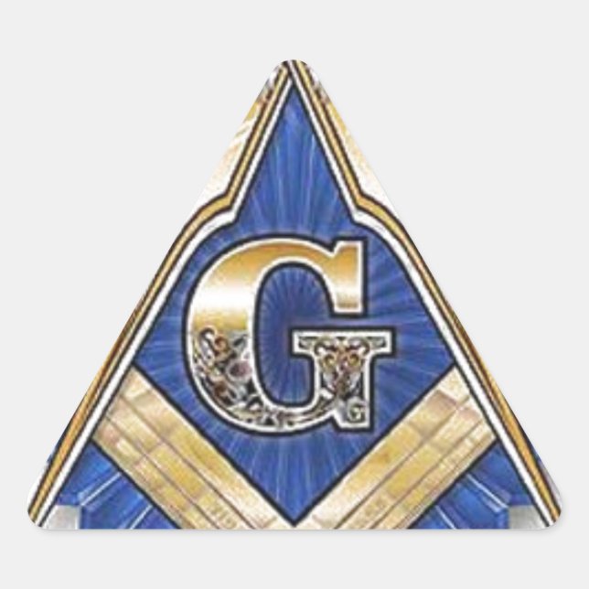 Freemason Triangle Sticker (Front)