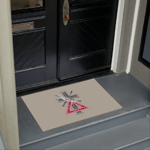 Freemasonic cross doormat