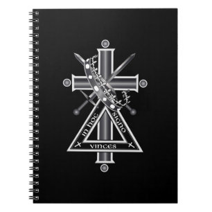 Freemasonic cross notebook