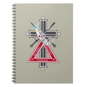 Freemasonic cross notebook