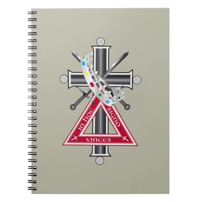 Freemasonic cross notebook (Front)