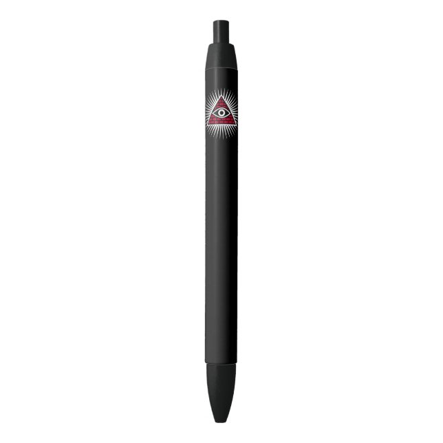 Freemasonic eye black ink pen (Front Vertical)