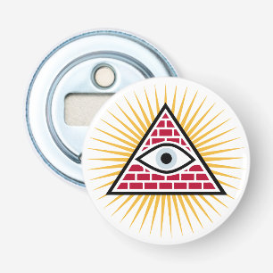 Freemasonic eye bottle opener