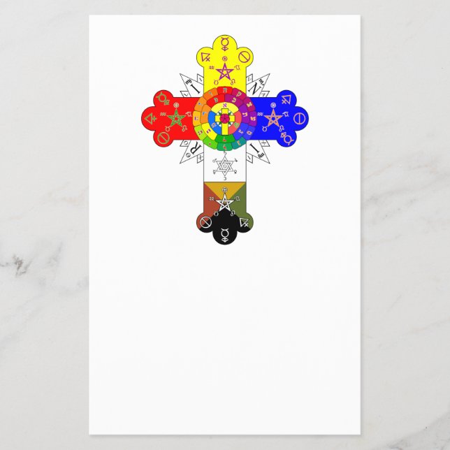 Freemasonic Rosy Cross Flyer (Front)