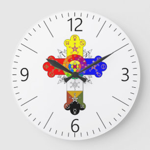 Freemasonic Rosy Cross Large Clock