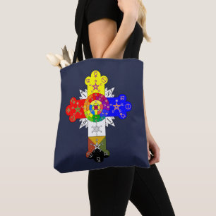 Freemasonic Rosy Cross Tote Bag