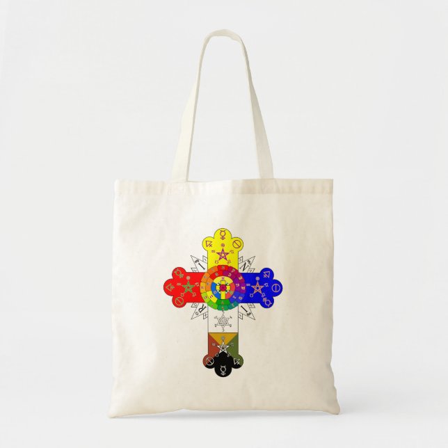 Freemasonic Rosy Cross Tote Bag (Front)