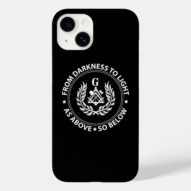 Freemasonry emblem Case-Mate iPhone case (Back)