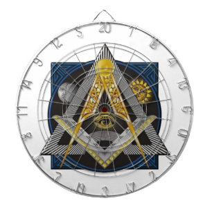 Freemasonry Emblem Dartboard
