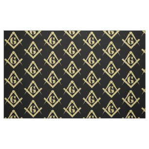 Freemasonry emblem fabric