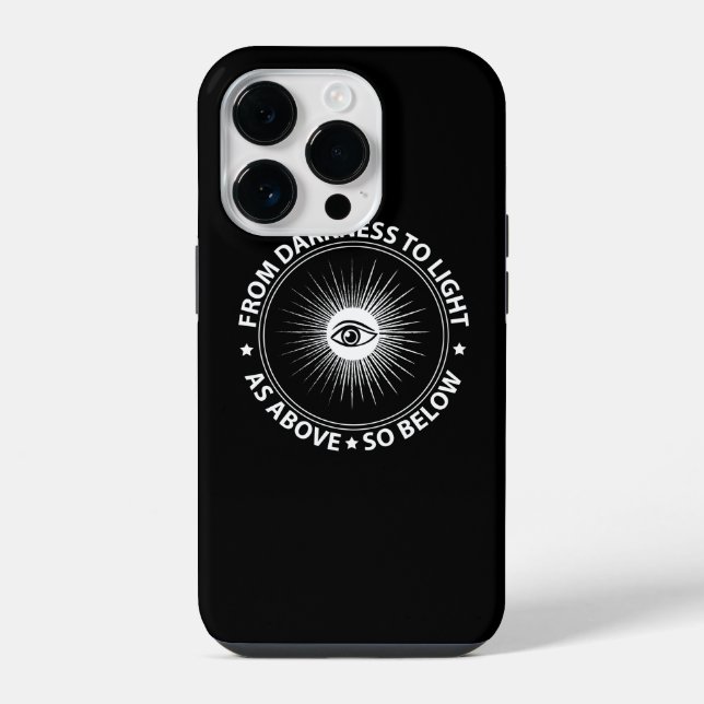 Freemasonry emblem iPhone case (Back)