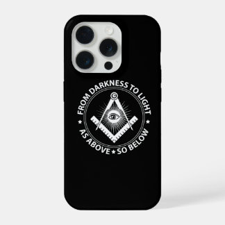 Freemasonry emblem iPhone 15 pro case