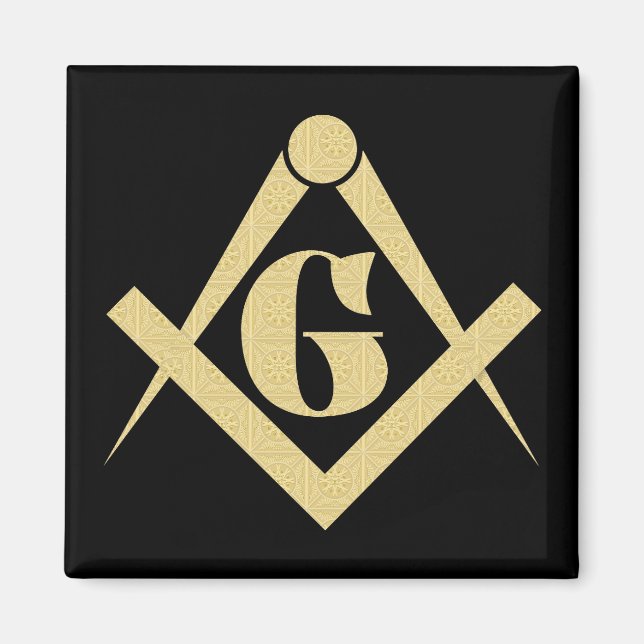 Freemasonry emblem magnet (Front)