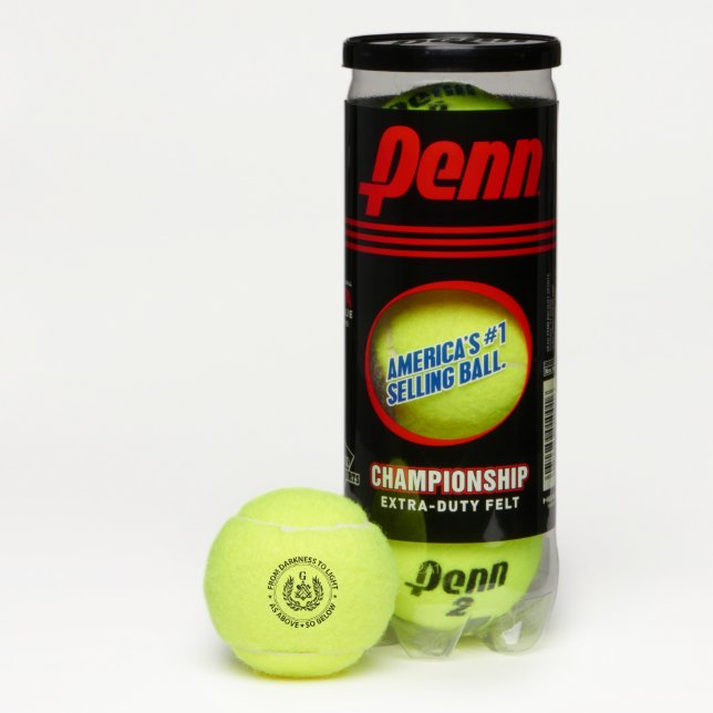 Freemasonry emblem tennis balls (Box)