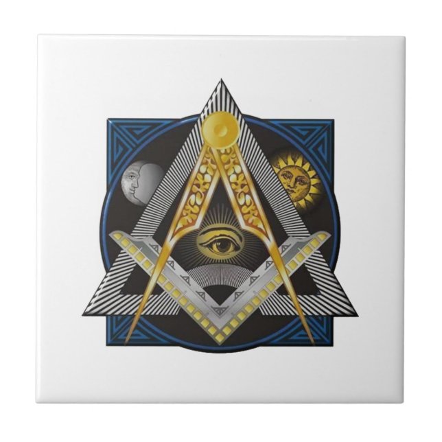 Freemasonry Emblem Tile (Front)
