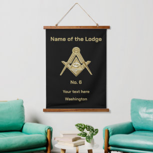 Freemasonry Freemasons Masonic Lodge Hanging Tapestry