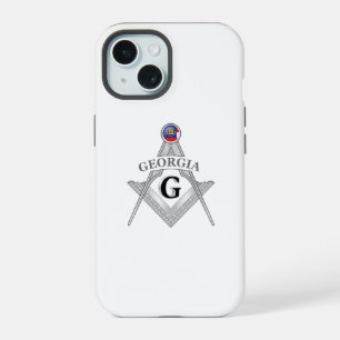 Freemasonry lodge of the state of Georgia iPhone 15 Case