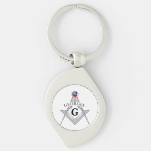 Freemasonry lodge of the state of Georgia Key Ring