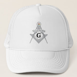 Freemasonry lodge of the state of Illinois Trucker Hat