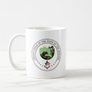 Freemasonry lodge of the state of Indiana Coffee Mug