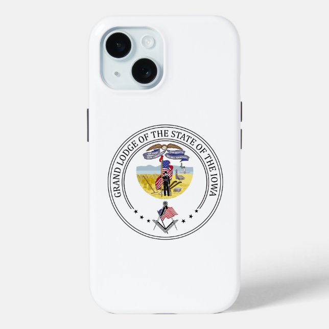 Freemasonry lodge of the state of Iowa Case-Mate iPhone Case (Back)