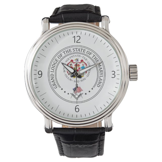 Freemasonry lodge of the state of Mariland Watch (Front)