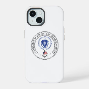 Freemasonry lodge of the state of Massachusets iPhone 15 Case