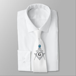 Freemasonry lodge of the state of Nevada Tie