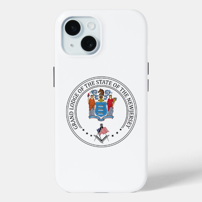 Freemasonry lodge of the state of New Jersey Case-Mate iPhone Case (Back)