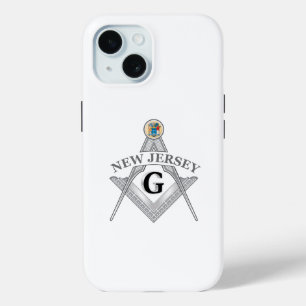 Freemasonry lodge of the state of New Jersey iPhone 15 Case