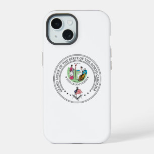 Freemasonry lodge of the state of North Carolina iPhone 15 Case