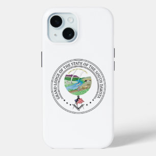 Freemasonry lodge of the state of South Dakota iPhone 15 Case