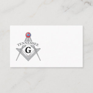 Freemasonry lodge of the state of Tennessee Business Card