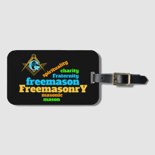 Freemasonry Luggage Tag