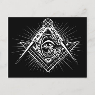 Freemasonry-Masonic-Masonry Postcard