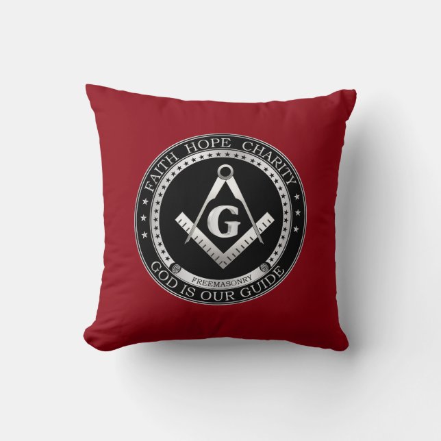 Freemasonry seal cushion (Front)