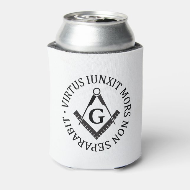 Freemasonry sign can cooler (Can Back)